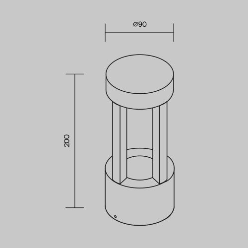 Настенный светильник (бра) Outdoor O458WL-L9GF3K  фото 8