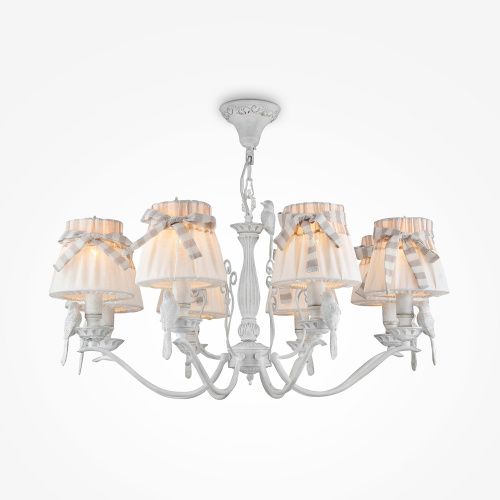 Подвесная люстра Maytoni Bird ARM013-08-W  фото 3
