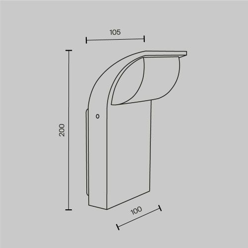 Настенный светильник (бра) Outdoor O446WL-L7GF3K  фото 7