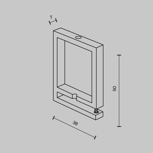 Комплектующие для текстильной подвесной системы Technical TRA130BS-B  фото 2