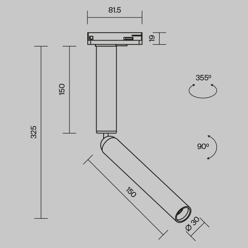 Трековый светильник Technical TR142-1-6W3K-W  фото 12