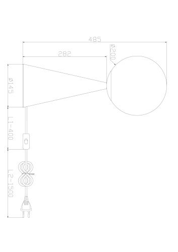 Настольный светильник Freya FR5289TL-01BS  фото 2