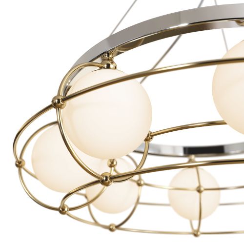 Подвесная люстра Maytoni Carcass MOD312PL-08GCH  фото 3