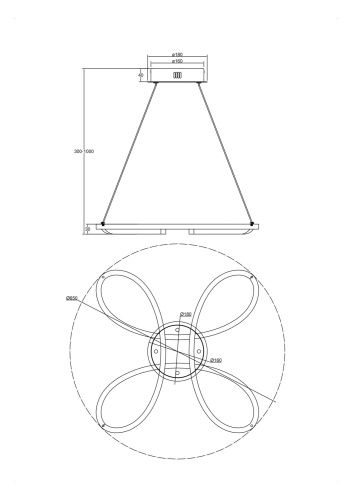 Подвесной светильник Freya FR6047PL-L70W  фото 3