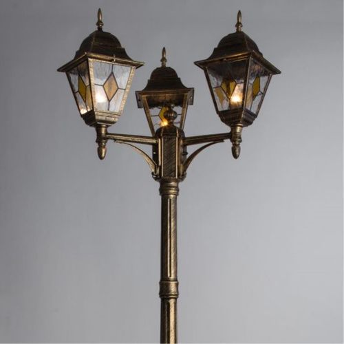 Садово-парковый светильник Arte Lamp Berlin A1017PA-3BN  фото 2