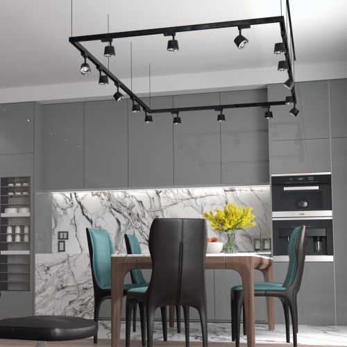 Трековый светодиодный светильник Novotech Port Knof 358725  фото 2