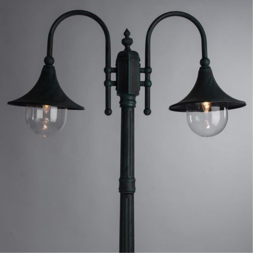 Садово-парковый светильник Arte Lamp Malaga A1086PA-2BG  фото 4