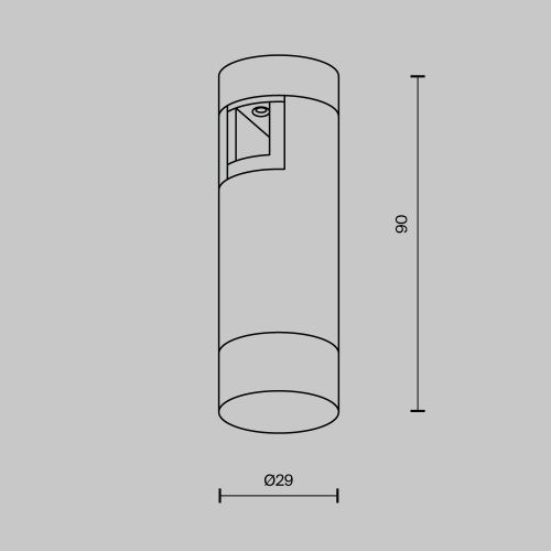 Трековый светильник Technical TR145-1-3W3K-W-B  фото 9
