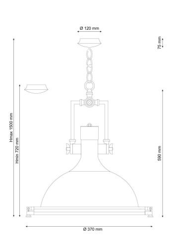 Подвесной светильник Lucia Tucci Industrial 093  фото 3