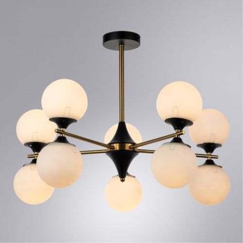 Подвесная люстра Arte Lamp Mimosa A3649PL-10PB  фото 2