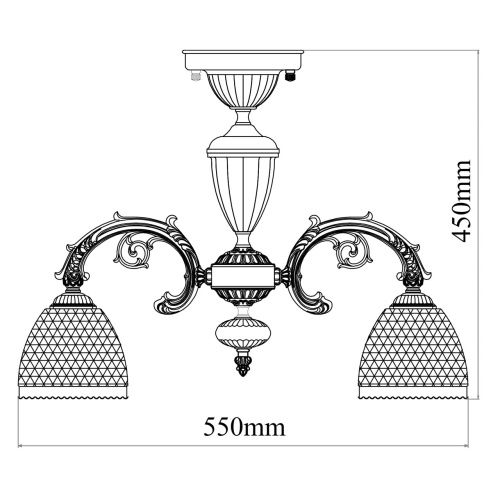 Подвесная люстра MW-Light Фелиция 114010405  фото 5