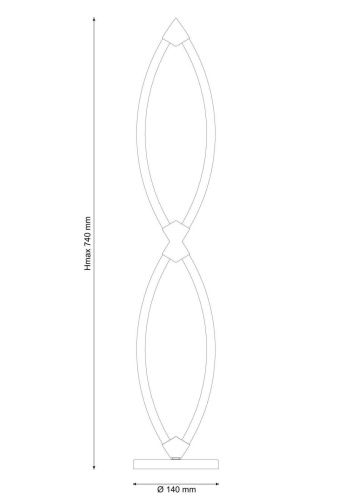 Торшер Lucia Tucci Modena F172.2 LED  фото 3