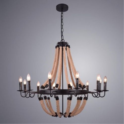 Подвесная люстра Arte Lamp Marsiglia A8956LM-12BK  фото 2