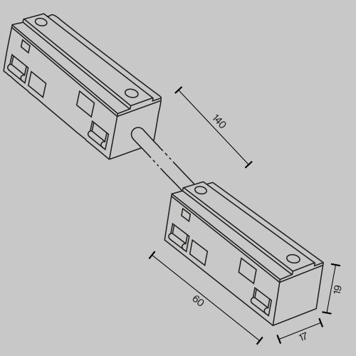 Комплектующие для трековой системы Technical TRA034CPC-42W-15-1  фото 2
