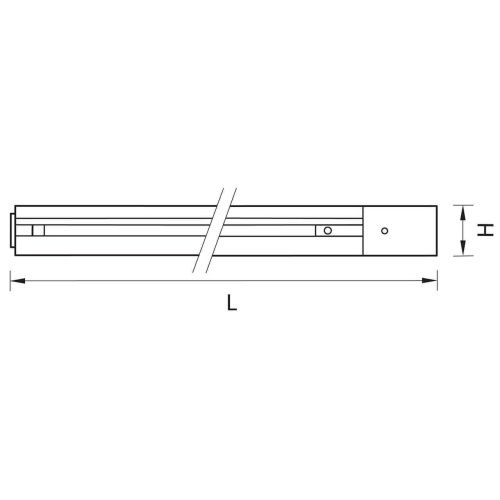 Шинопровод встраиваемый однофазный Lightstar Barra 501038  фото 3