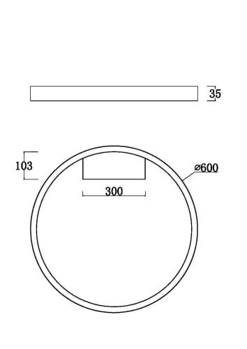 Потолочный светильник Maytoni Rim MOD058CL-L35W3K  фото 5