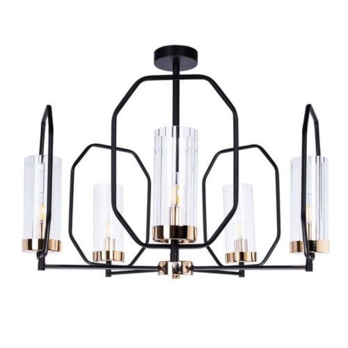 Подвесная люстра Arte Lamp Celaeno A7004PL-5BK 