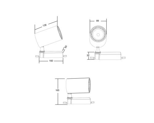 Трековый светильник Technical TR029-3-30W3K-W  фото 2