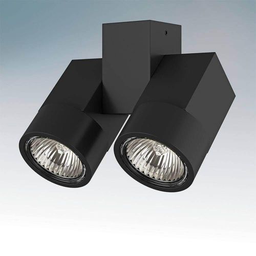 Потолочный светильник Lightstar Illumo X2 Nero 051037  фото 2