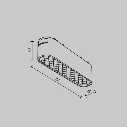 Трековый светильник Technical TR084-1-6W3K-W  фото 8