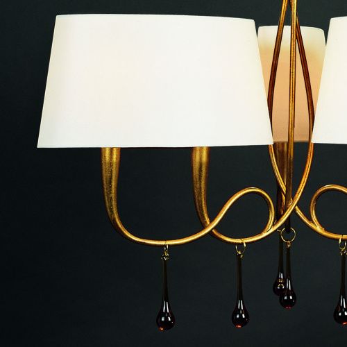 Подвесная люстра Mantra Paola Painted Gold 3540  фото 4