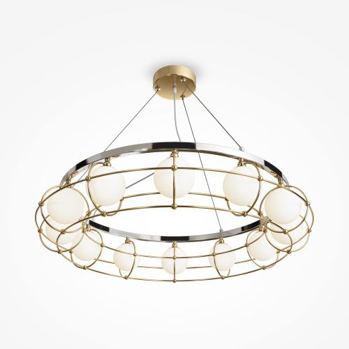 Подвесная люстра Maytoni Carcass MOD312PL-12GCH  фото 3