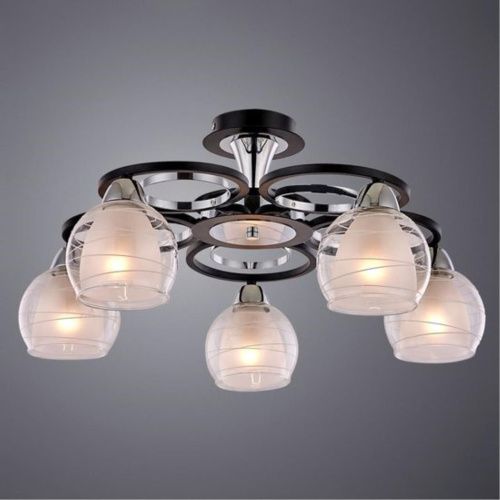 Потолочная люстра Arte Lamp Ginevra A1604PL-5BK  фото 3