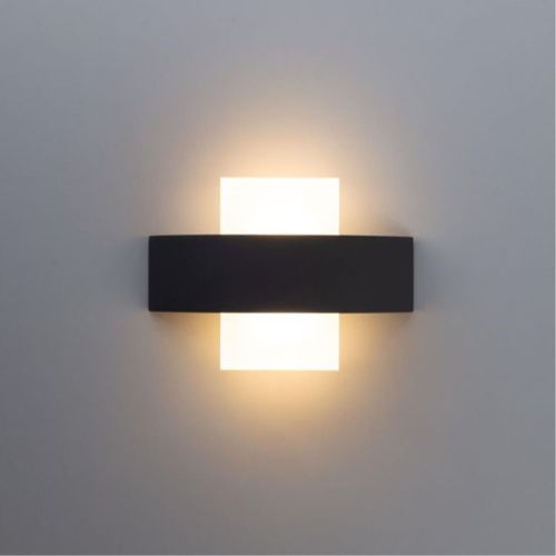 Уличный настенный светодиодный светильник Arte Lamp Croce A1444AP-1GY  фото 2
