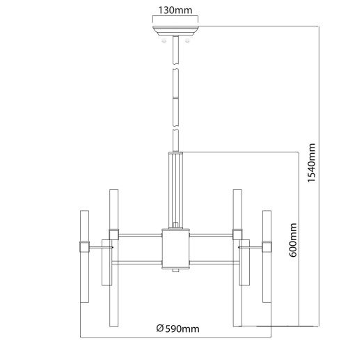 Подвесная люстра MW-Light Альгеро 285010806  фото 7