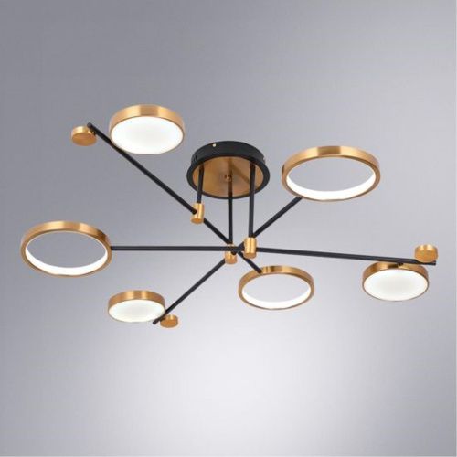 Потолочная светодиодная люстра Arte Lamp Holly A1364PL-6PB  фото 3