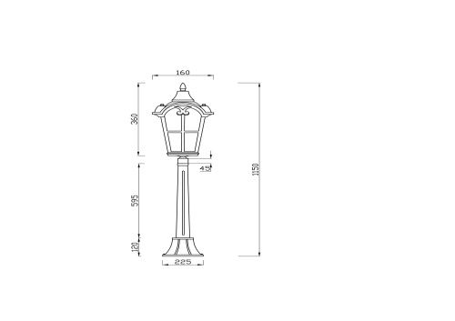 Ландшафтный светильник Maytoni Outdoor O413FL-01BZ1  фото 4