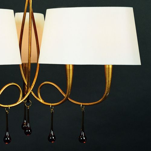Подвесная люстра Mantra Paola Painted Gold 3540  фото 5