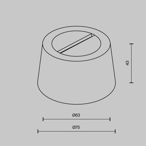 Комплектующие для текстильной подвесной системы Technical TRA130RSC-1B  фото 2