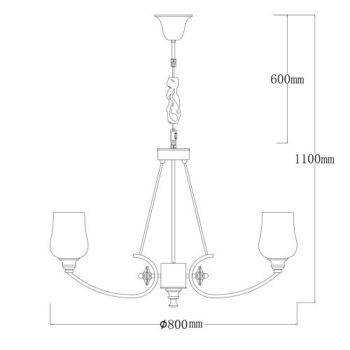 Подвесная люстра MW-Light Палермо 386017908  фото 6
