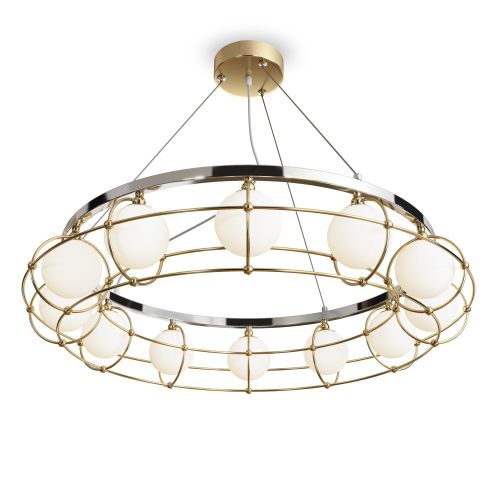Подвесная люстра Maytoni Carcass MOD312PL-12GCH  фото 6