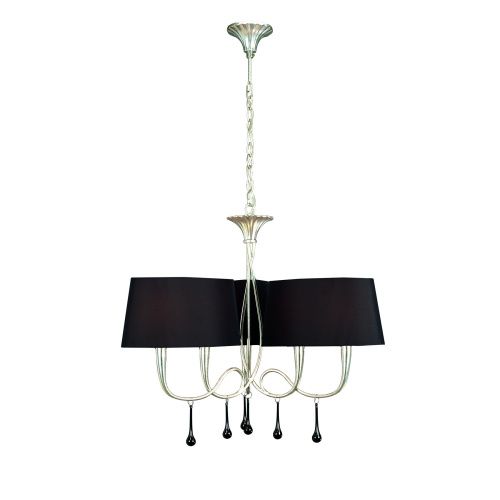 Подвесная люстра Mantra Paola Painted Silver 3530 