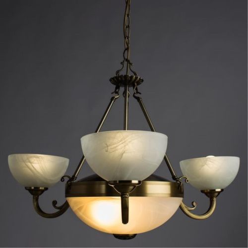 Подвесная люстра Arte Lamp Windsor White A3777LM-3-2AB  фото 2