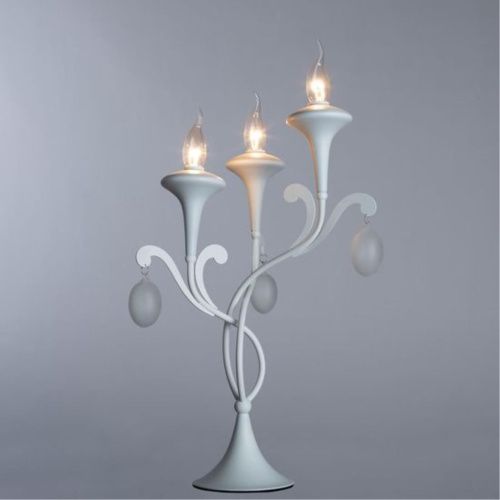 Настольная лампа Arte Lamp Montmartre A3239LT-3WH  фото 2