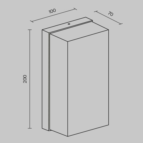 Настенный светильник (бра) Outdoor O454WL-L10GF3K  фото 7
