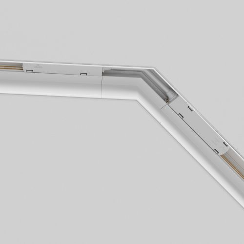 Угловой коннектор 135° для встраиваемого однофазного шинопровода Maytoni Technical Gravity TRA010CLO  фото 3