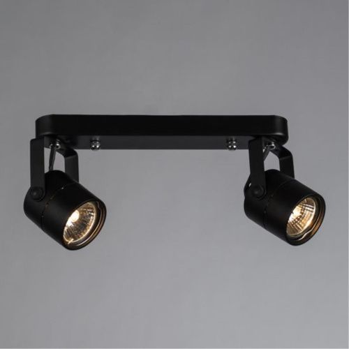 Спот Arte Lamp Lente A1310PL-2BK  фото 2