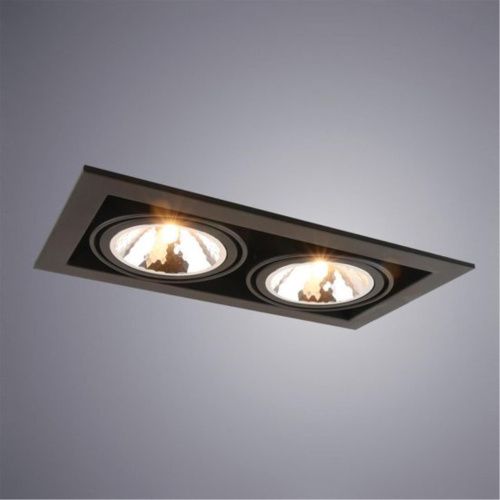 Встраиваемый светильник Arte Lamp Cardani Semplice A5949PL-2BK  фото 2