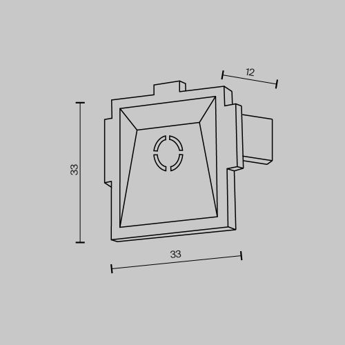 Комплектующие для встраиваемой трековой системы Technical TRA084EC-12B  фото 3