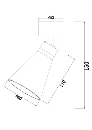 Потолочный светильник Technical C061CL-01B  фото 3
