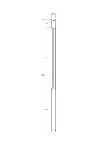 Садово-парковый светильник Outdoor O427FL-L30GF3K  фото 3