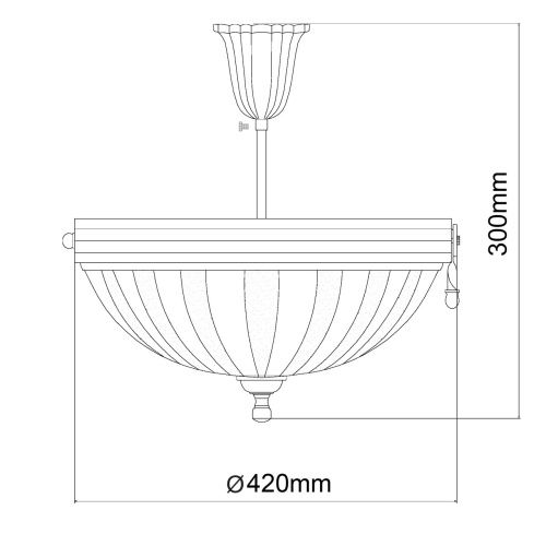 Потолочный светильник MW-Light Афродита 317011504  фото 5