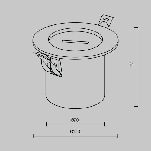 Комплектующие для текстильной подвесной системы Technical TRA130RSC-2B  фото 2