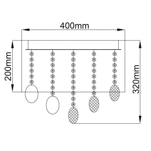Потолочная люстра MW-Light Жаклин 465011305  фото 8