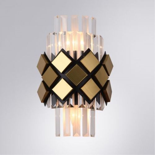 Настенный светильник Arte Lamp Amelia A1039AP-2BK  фото 2