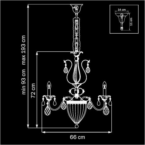 Подвесная люстра Lightstar Schon 790114  фото 2